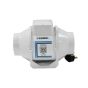 In Line Hydroponic Hobby Extractor Fan TURBO E Mixed Flow Loft Grow Room tent Mounted Ventilator - 125 mm 5 "