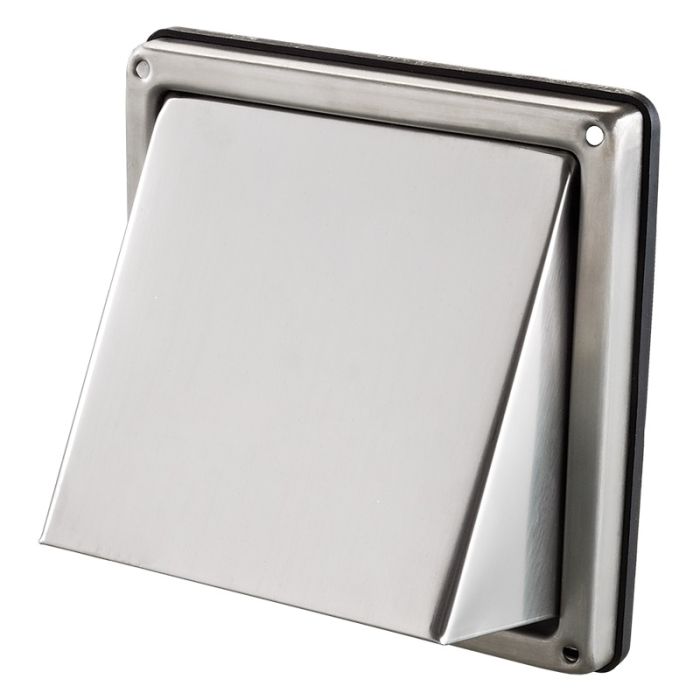 Stainless Steel Wall Vent - Blauberg Circular Cowled Wall Shutter Grille Duct Outlet