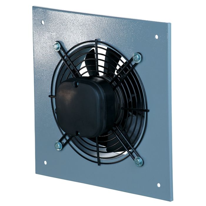 400mm Wall Mounted Plate Axial Flow Extractor Fan Heavy Duty for Catering Commerical and Industrial Ventilation - 1 Phase 4 Pole