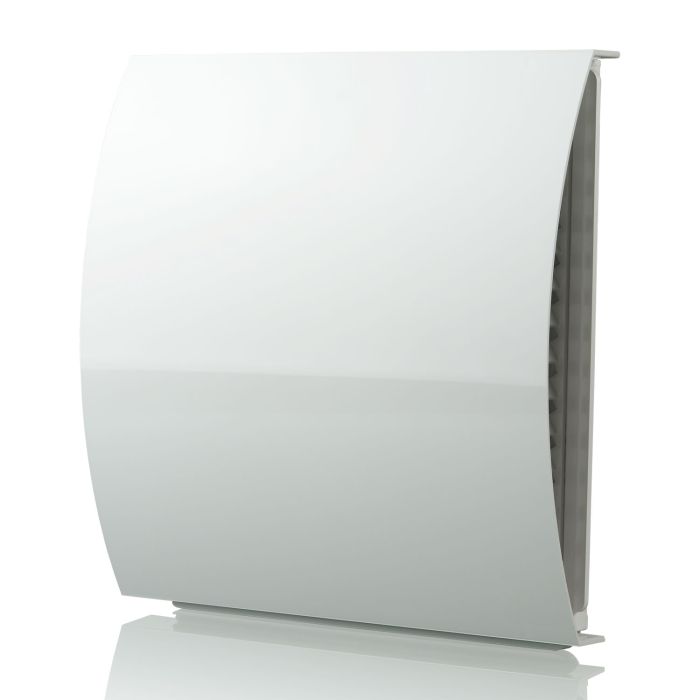 150mm - External Wall Wind Sound Baffle Vent Cover Draft Excluding Air Ventilation For Extractor Fans & Heat Recovery - White