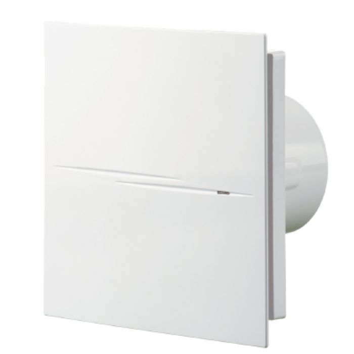 Blauberg Calm Design Low Noise Energy Efficient Bathroom Extractor Fan White 100mm Standard