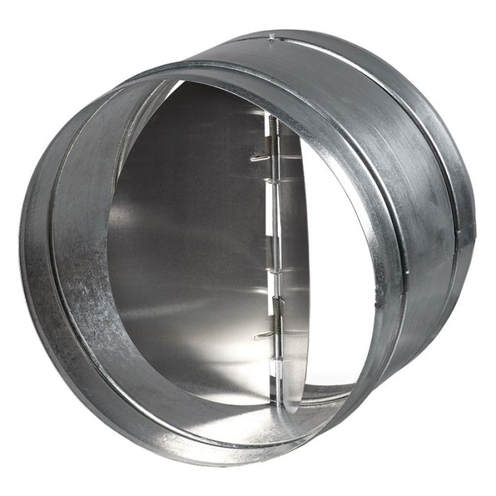 Blauberg Circular In Line Back Draught Shutter Butterfly Action - 100mm 4"