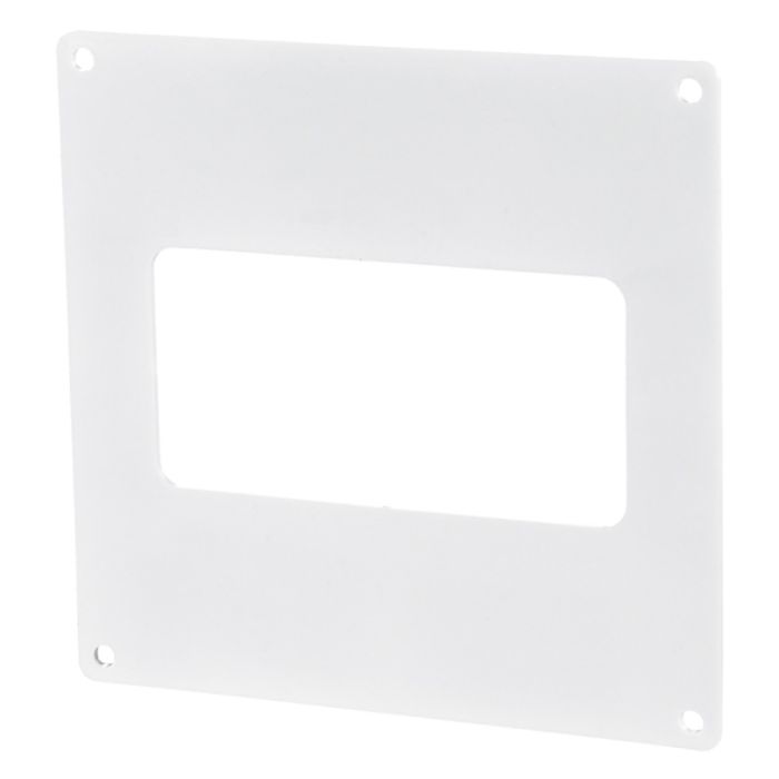 Blauberg Flat Plastic Ducting Wall Plate - 110x54mm