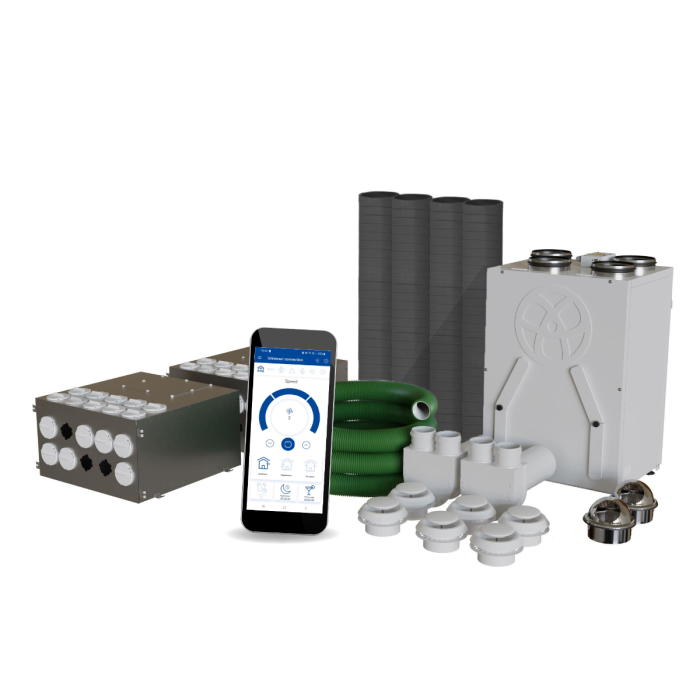 Blauberg Heat Recovery Ventilation Kit - Whole House Self Build DIY Kit System - 3