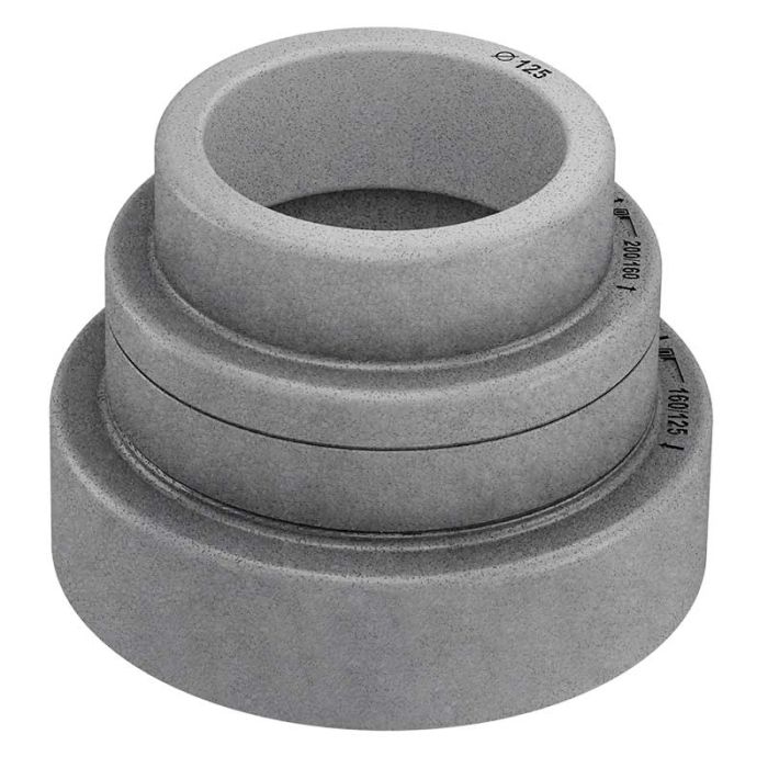 Blaufast Round Insulated Heat Retaining Circular Ducting Stepped Reducer for MVHR Heat Recovery Ventilation Systems 125