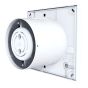 Quiet Bathroom Extractor Fan with Timer Blauberg Trio Powerful Wall & Ceiling Mounted Ventilator 4 " 100 mm