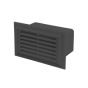 Blauberg Flat Plastic Duct Air Brick - 110x54mm - Black