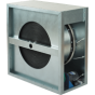 Supply & Extract Air Handling Unit Compact Vertical Commercial MVHR Heat Recovery Thermal Wheel Low SFP