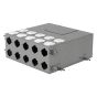 150mm - MVHR Heat Recovery Ventilation Air Manifold Box Semi Rigid Flexible 75mm Ducting - 10 Port