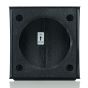 125mm - External Wall Wind Sound Baffle Vent Cover Draft Excluding Air Ventilation For Extractor Fans & Heat Recovery - Black