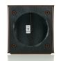 125mm - External Wall Wind Sound Baffle Vent Cover Draft Excluding Air Ventilation For Extractor Fans & Heat Recovery - Brown