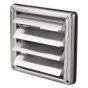 Stainless Steel Wall Shutter - Blauberg Back Draught Excluder Flap Grille Duct Outlet