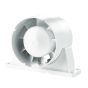 Blauberg TUBO In Line Axial Flow Bathroom Shower Room Extractor Fan - Standard & Timer