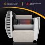Blauberg Midi-Air Decentralised Heat Recovery Ventilator Smart Wifi Home Automation Controlled Single Room Unit