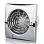 Blauberg Calm Low Noise Hush Quiet Energy Efficient Bathroom Extractor Fan 100mm Chrome - Humidity Sensor