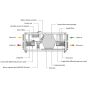 Komfort LBE-300 MVHR Domestic Comercial Heat Recovery Ventilation Unit Elec Heat