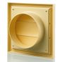 Cotswold Stone Blauberg Cooker Hood Round Duct Kit - Back Draught Shutter Vent Extractor Fan - 100mm 4"