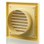 Blauberg Plastic Vented Fixed Blade Air Ventilation Louvred Grille - 150mm - Cotswold Stone