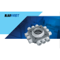 BlauFast 75mm Plastic Semi Rigid Radial Ventilation Duct Manifold Box