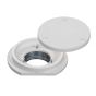 Circular Flush Frameless Architectural MVHR Ceiling Vent Heat Recovery Diffuser
